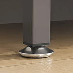 Modern Steel Multi-Shelf Sideboard with Pegboard Back