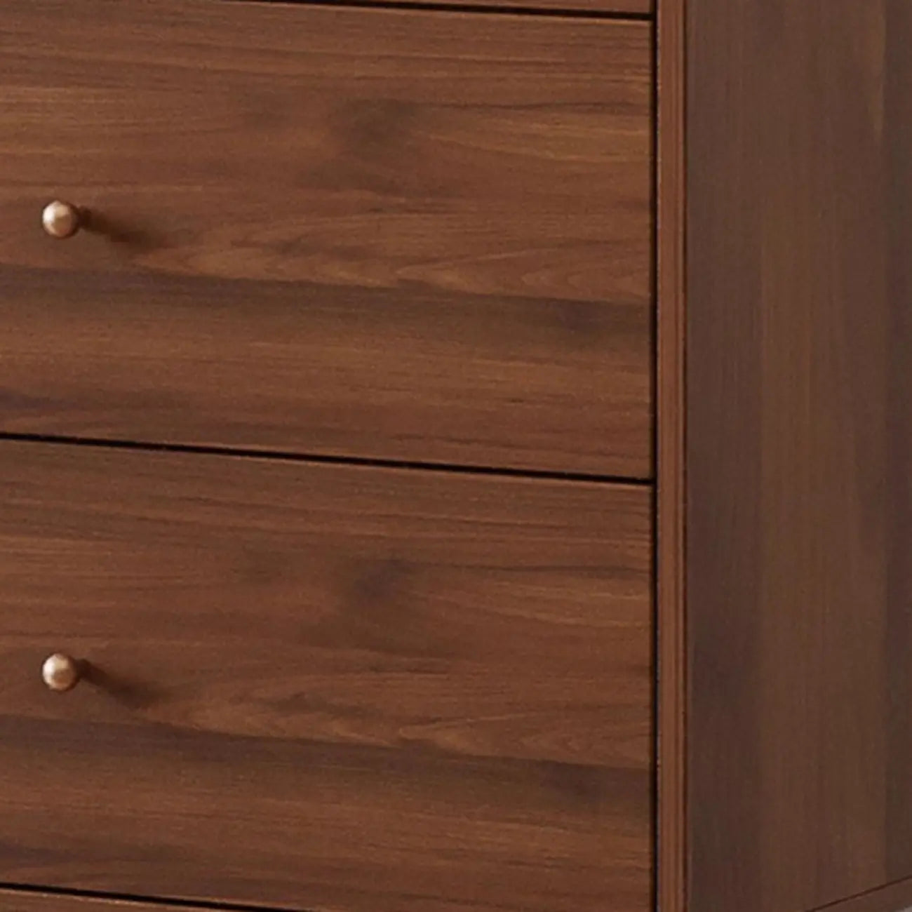 3-Drawer Wooden Fluted Glass Door Kitchen Sideboard