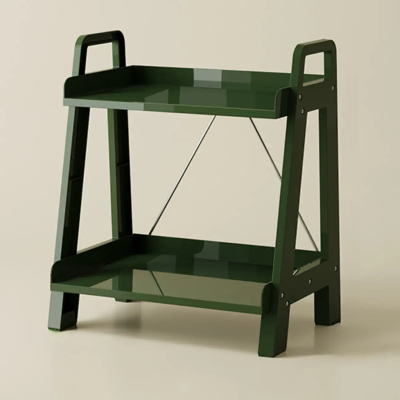 Modern Milky White Four Legs Acrylic Sofa End Table