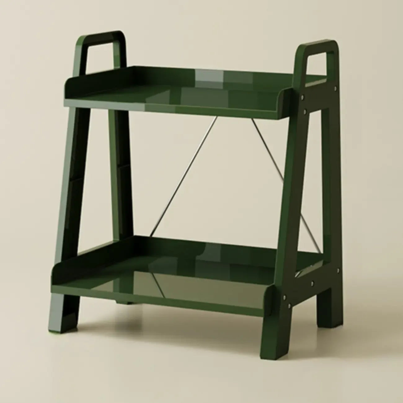 Modern Milky White Four Legs Acrylic Sofa End Table