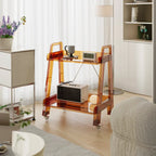 Modern Milky White Four Legs Acrylic Sofa End Table