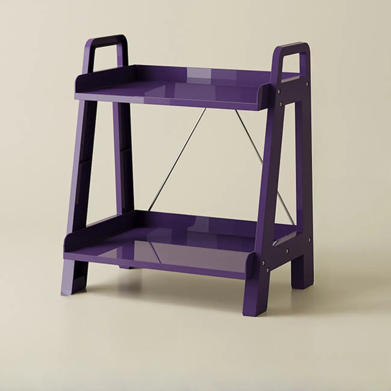 Modern Milky White Four Legs Acrylic Sofa End Table