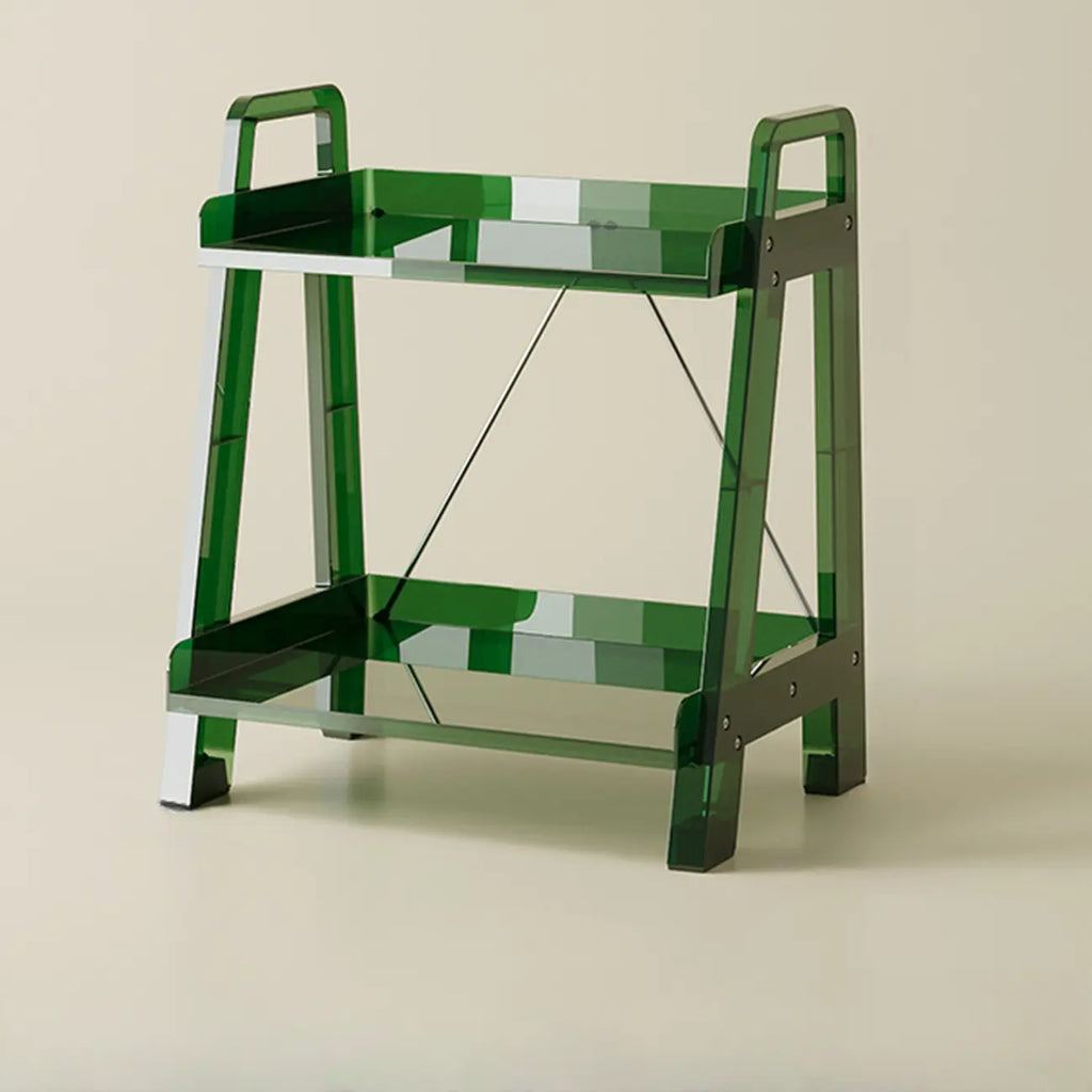 Modern Milky White Four Legs Acrylic Sofa End Table