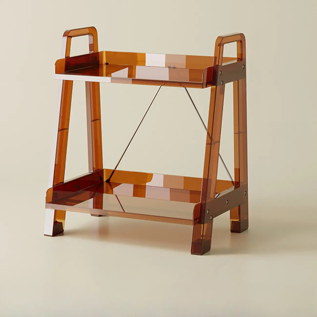 Modern Milky White Four Legs Acrylic Sofa End Table