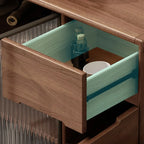 Modern Wood Buffet with Spacious Storage Cabinets