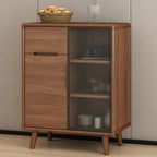 Modern Wood Buffet with Spacious Storage Cabinets