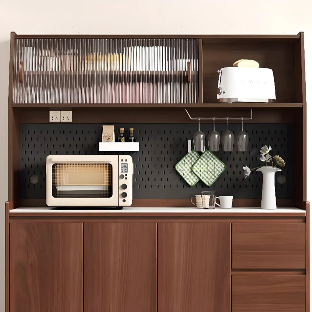 Modern Slab Stone Countertop Kitchen Sideboard