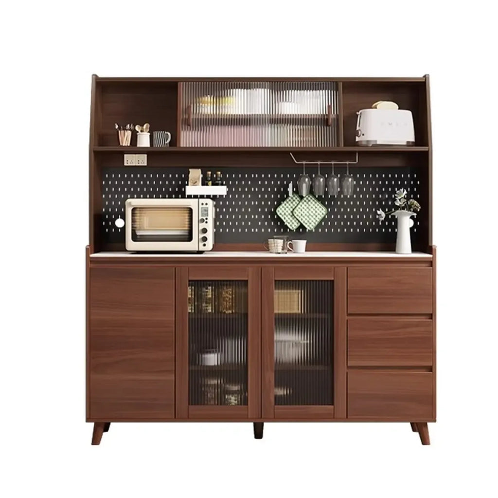 Modern Slab Stone Countertop Kitchen Sideboard