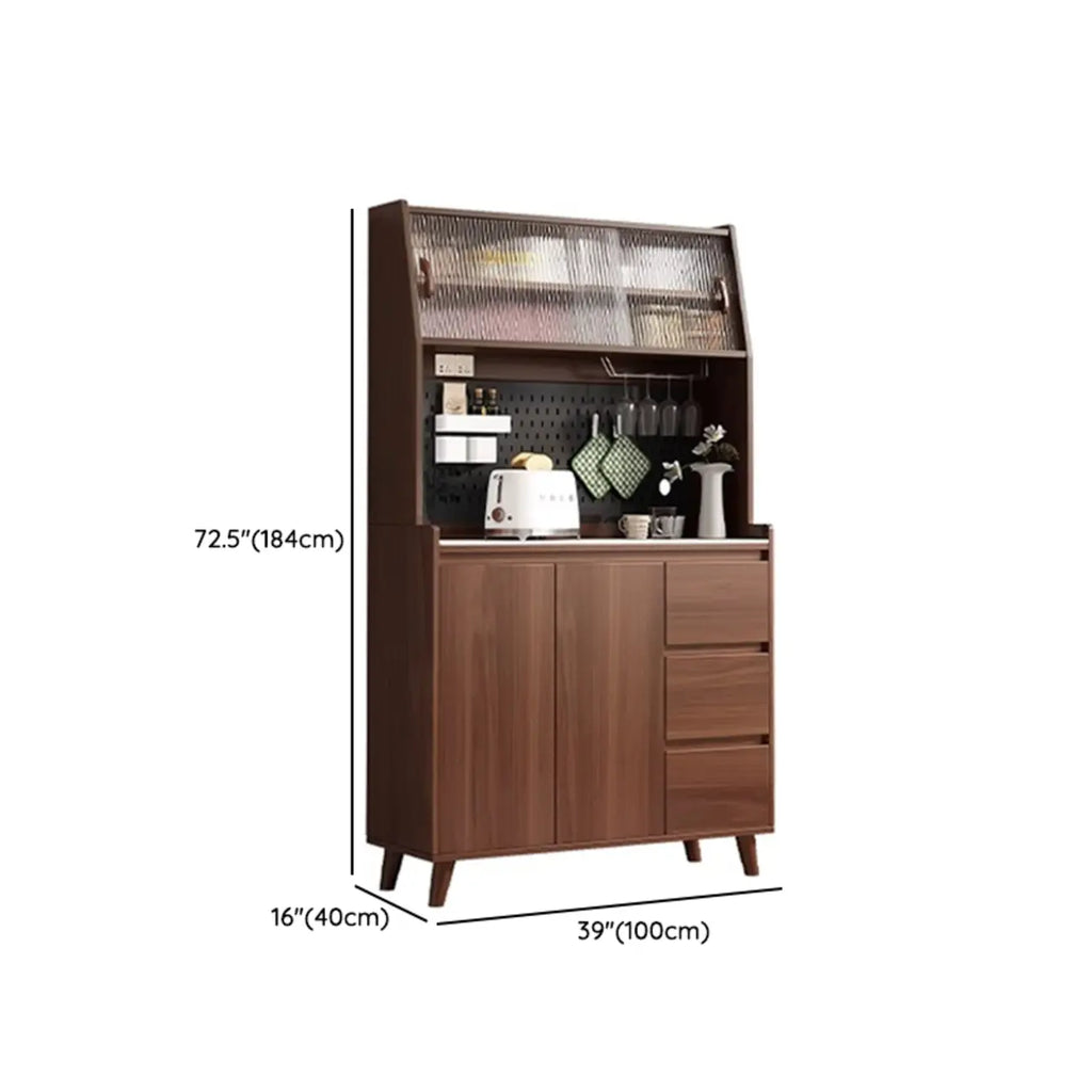 Modern Slab Stone Countertop Kitchen Sideboard