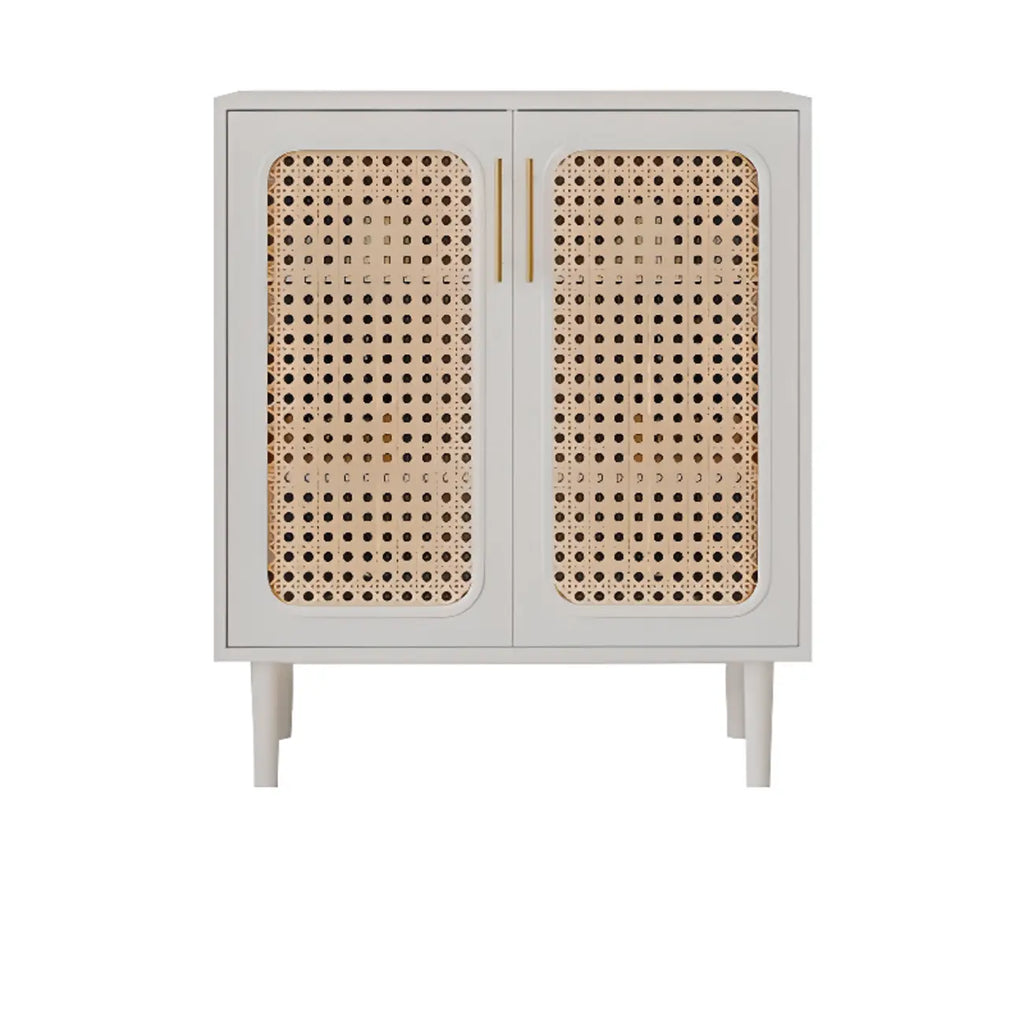 Modern Ink Wood Slab Buffet with Adjustable Shelving