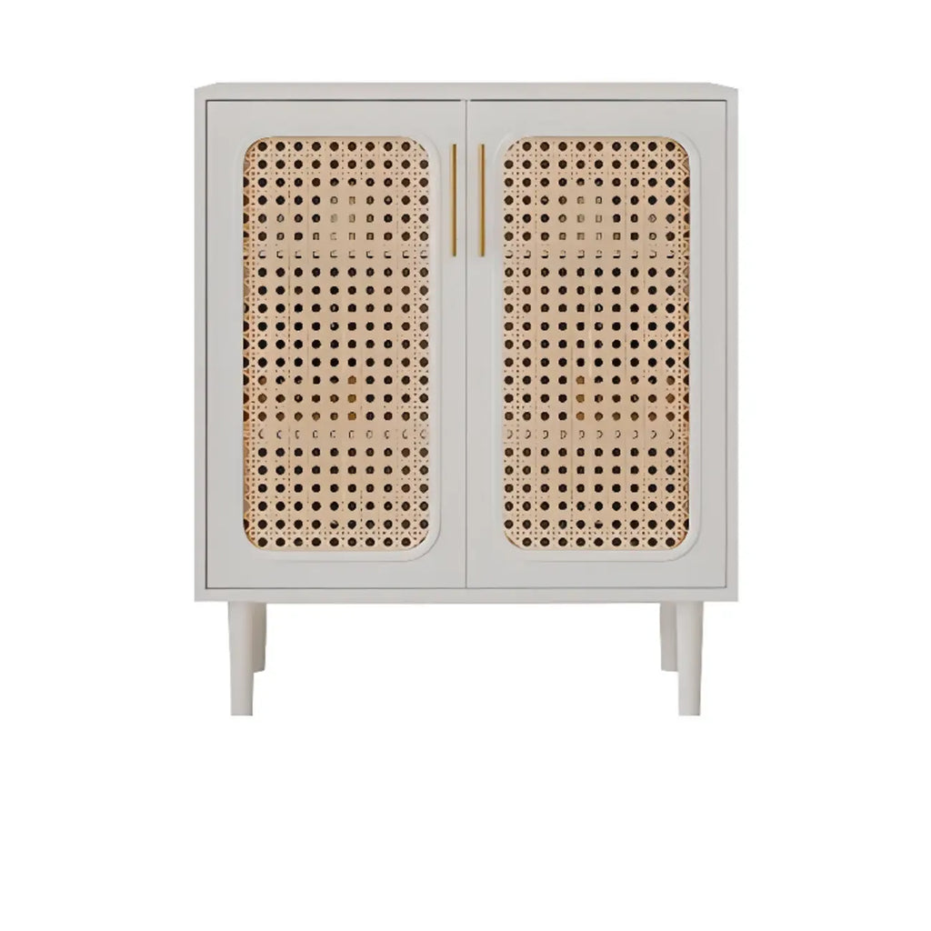 Modern Ink Wood Slab Buffet with Adjustable Shelving