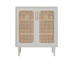 Modern Ink Wood Slab Buffet with Adjustable Shelving