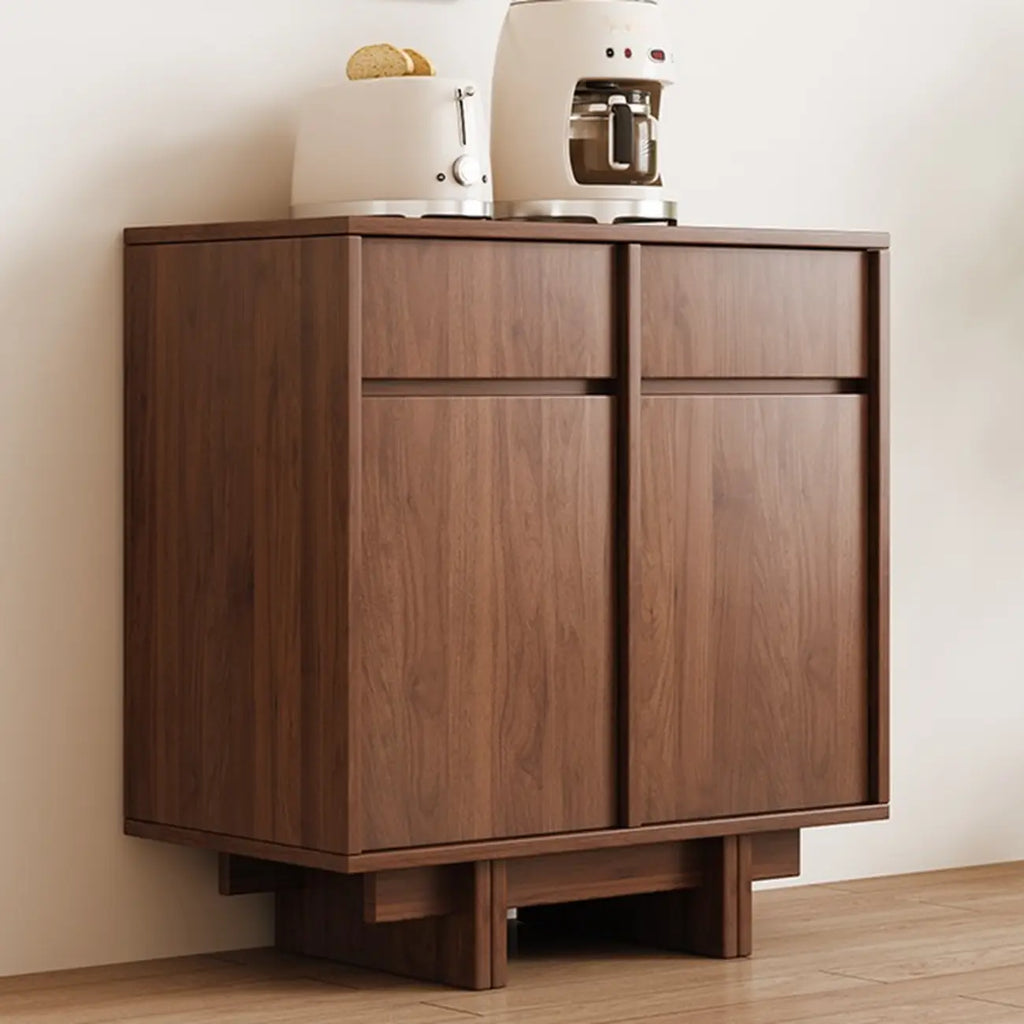 Modern Wood Sideboard with Adjustable Storage