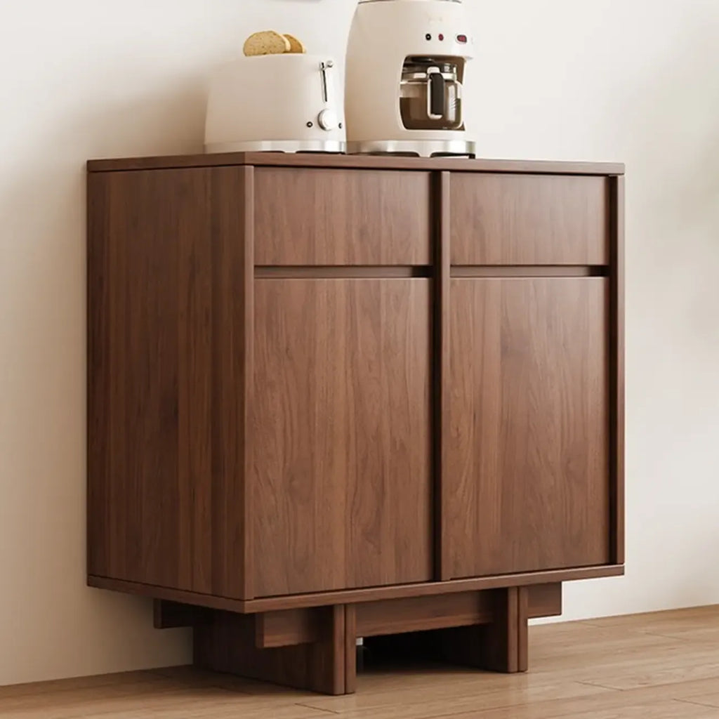 Modern Wood Sideboard with Adjustable Storage