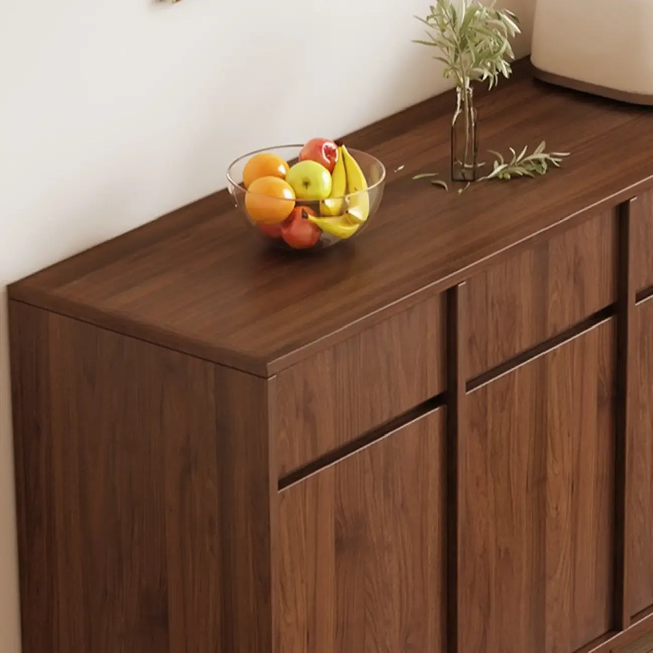 Modern Wood Sideboard with Adjustable Storage