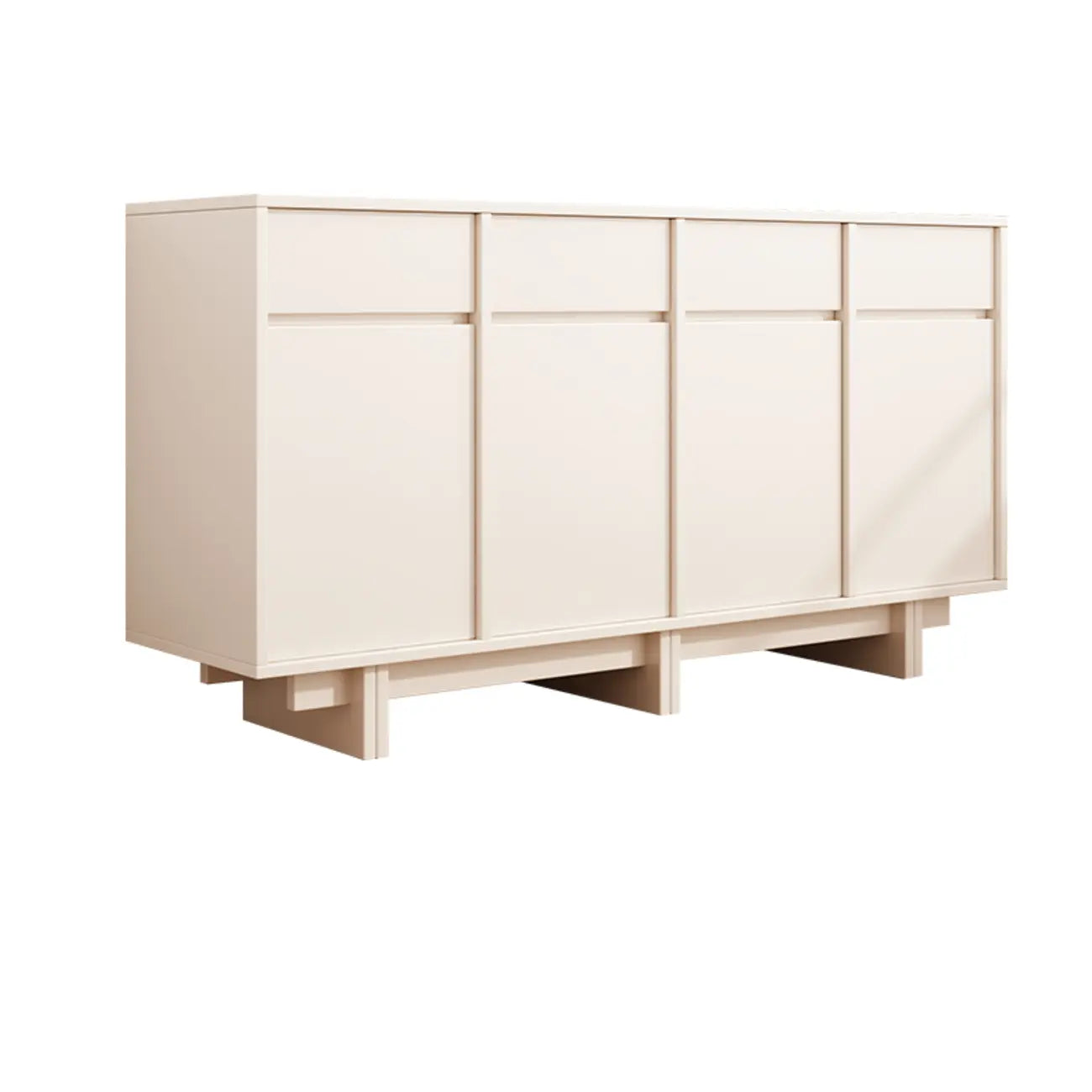 Modern Wood Sideboard with Adjustable Storage