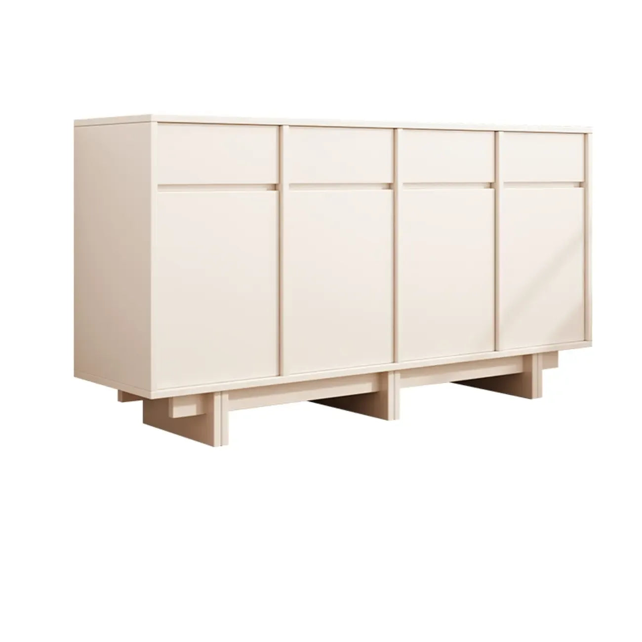 Modern Wood Sideboard with Adjustable Storage