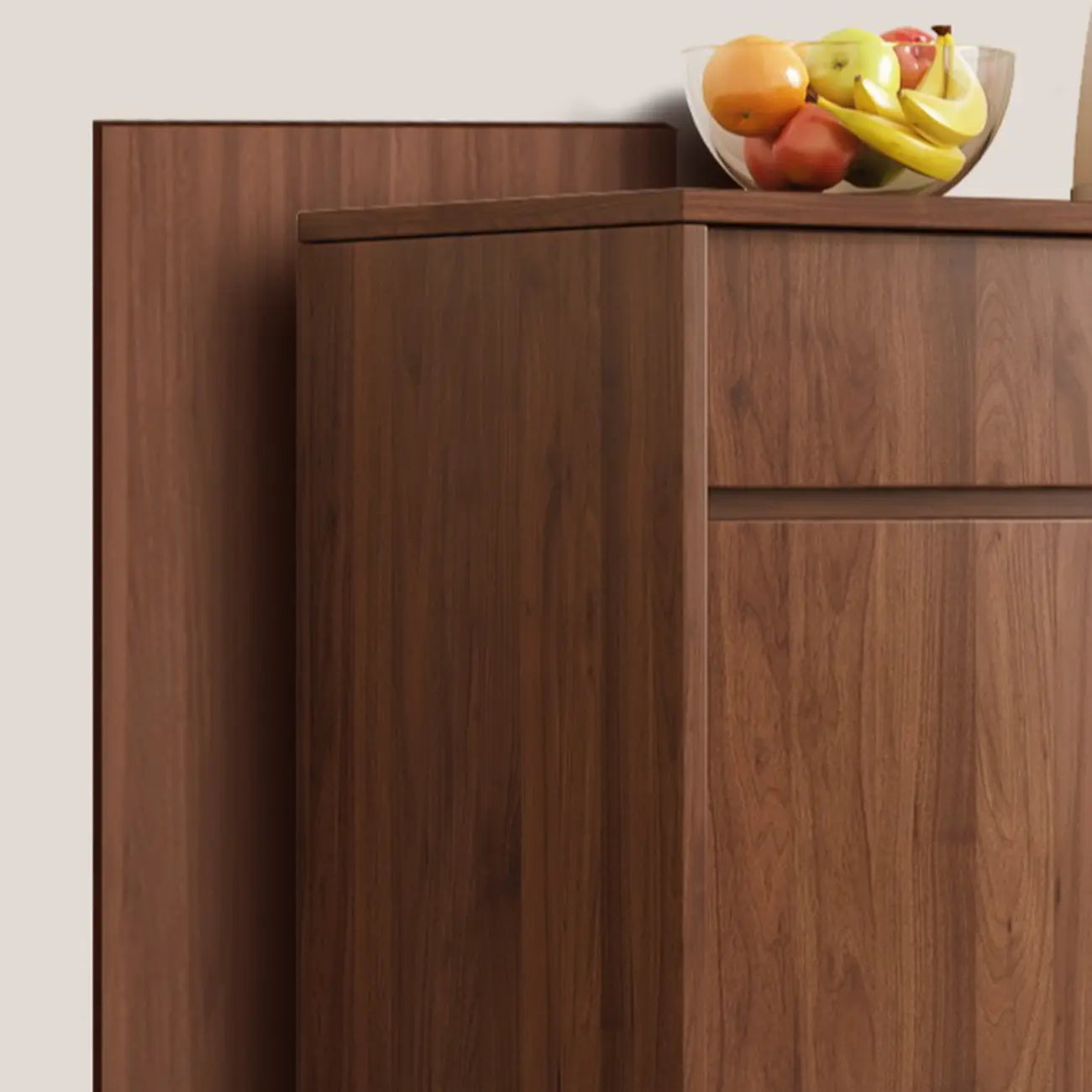 Modern Wood Sideboard with Adjustable Storage