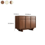 Modern Wood Sideboard with Adjustable Storage
