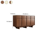 Modern Wood Sideboard with Adjustable Storage