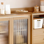 Modern Slab Sideboard with Drawers Cabinets