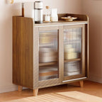 Modern Slab Sideboard with Drawers Cabinets