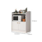 Modern Wood Narrow Sideboard with Sliding Doors