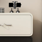 Modern Wooden Nightstand with Drawer Storage