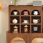 Modern Wood Buffet Storage Cabinet Sideboard