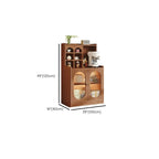 Modern Wood Buffet Storage Cabinet Sideboard