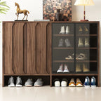 4-Tier Modern Wood Shoe Storage Bench