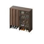 4-Tier Modern Wood Shoe Storage Bench