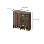 4-Tier Modern Wood Shoe Storage Bench