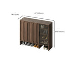 4-Tier Modern Wood Shoe Storage Bench