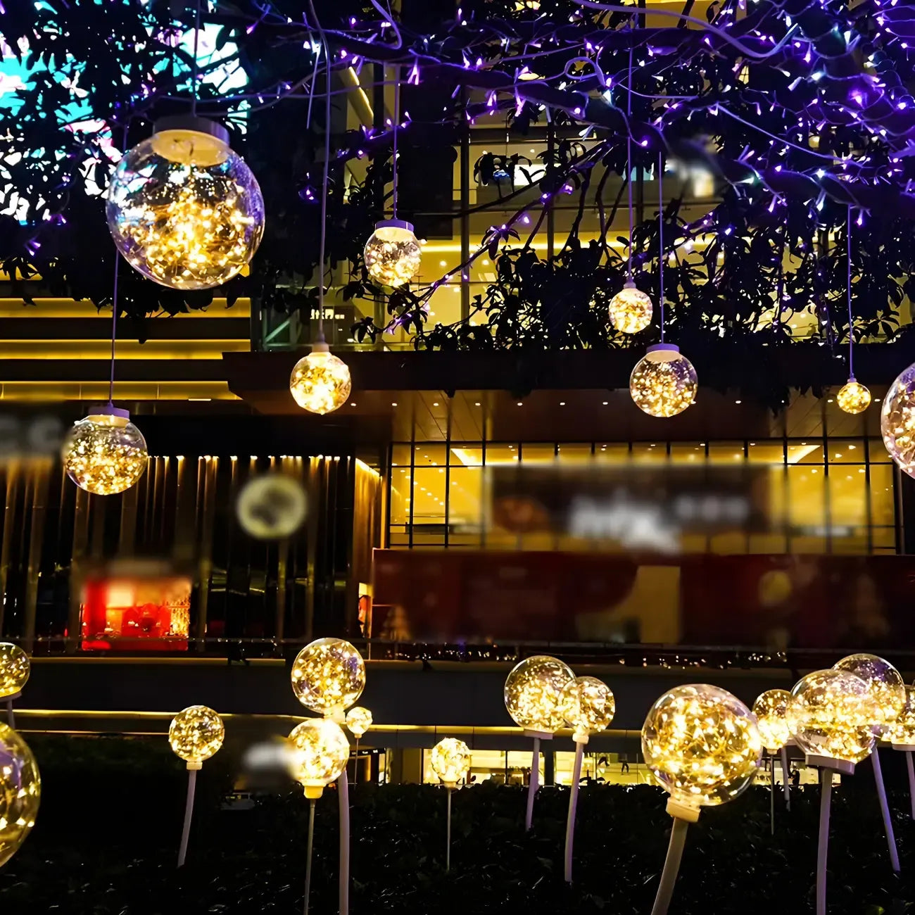 Modern Solar Globe Brightness Landscape Lighting