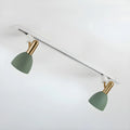 4-Light Modern Metal Dome Shade Slidable LED Track Light