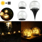 Simplicity Crackle Glass Ball Landscape Lighting
