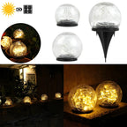 Simplicity Crackle Glass Ball Landscape Lighting