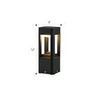 Modern Cuboid Metal LED Landscape Lighting