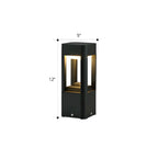 Modern Cuboid Metal LED Landscape Lighting