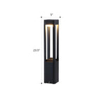 Modern Cuboid Metal LED Landscape Lighting