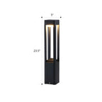 Modern Cuboid Metal LED Landscape Lighting