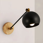 Modern Black Adjustable LED Wall Sconce Fixture