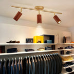 Modern 4-Light LED Fixed Track Light with Adjustable Head