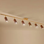 Modern 4-Light LED Fixed Track Light with Adjustable Head