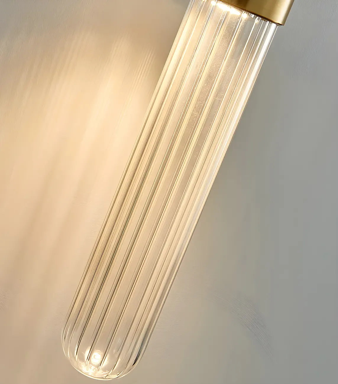 Cylinder Modern Brass 2-Light Vanity Light for Bathroom