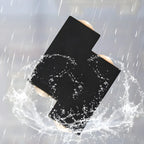 Modern Geometric Metal Black LED Outdoor Wall Light