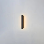 Modern Metal Black Linear LED Outdoor Wall Light