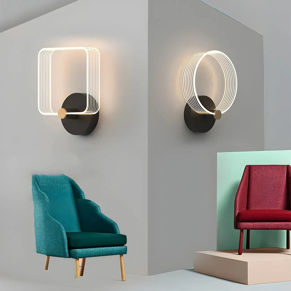 Minimalist Mini Geometric LED Wall Sconce for Indoor Spaces