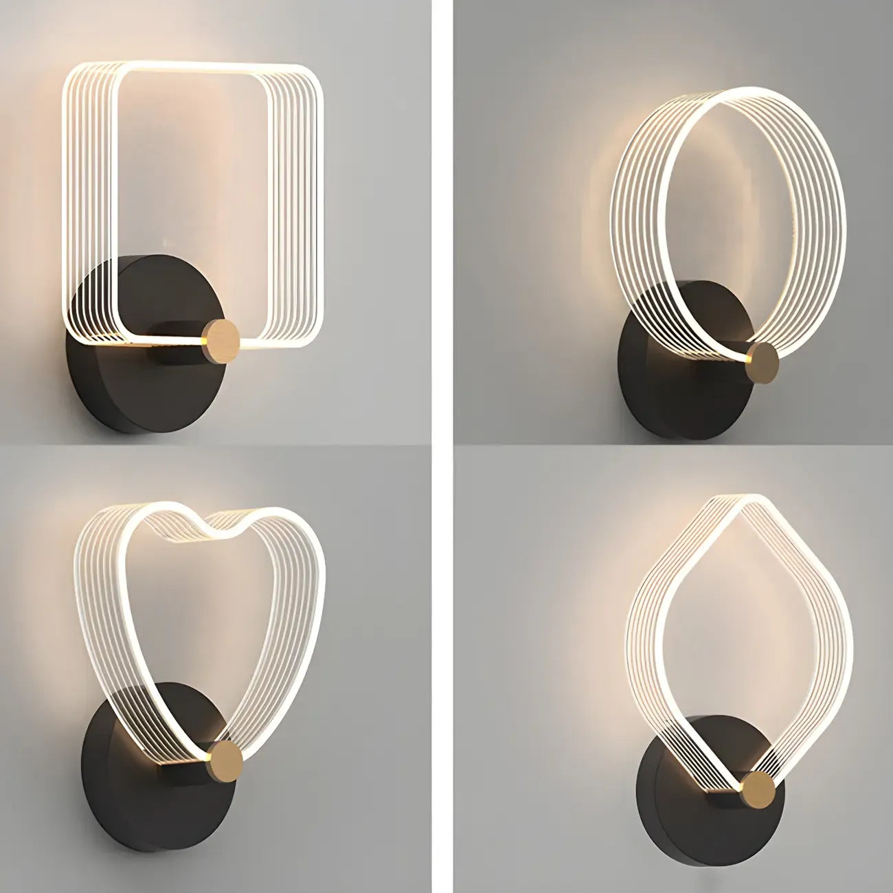Minimalist Mini Geometric LED Wall Sconce for Indoor Spaces
